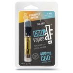 CBDaF!® Cartridge 1mL 400mg Isolate Pineapple Express