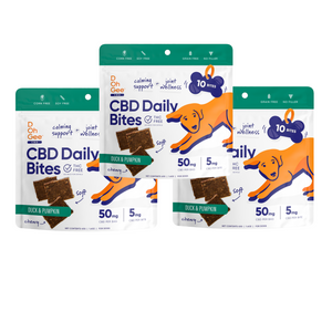 
            
                Load image into Gallery viewer, On-the-Go 3 Pack D Oh Gee CBD Daily Duck &amp;amp; Pumpkin Bites 50MG CBD Per Bag (10 Count)
            
        