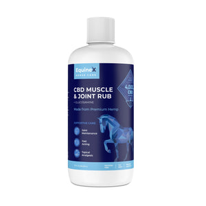 
            
                Load image into Gallery viewer, EquineX CBD Horse Muscle &amp;amp; Joint Rub 4,000mg + Glucosamine
            
        