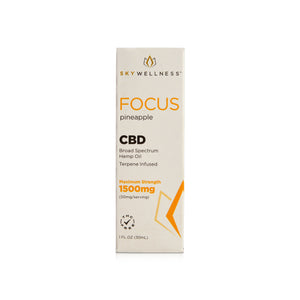 
            
                Load image into Gallery viewer, Pineapple Flavored C-B-D Focus Oil Drops 1500 Milligrams
            
        